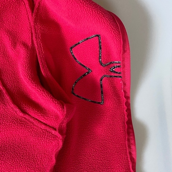 UNDER ARMOUR Girls Sports Hoodie Jacket Zipper - Picture 10 of 11